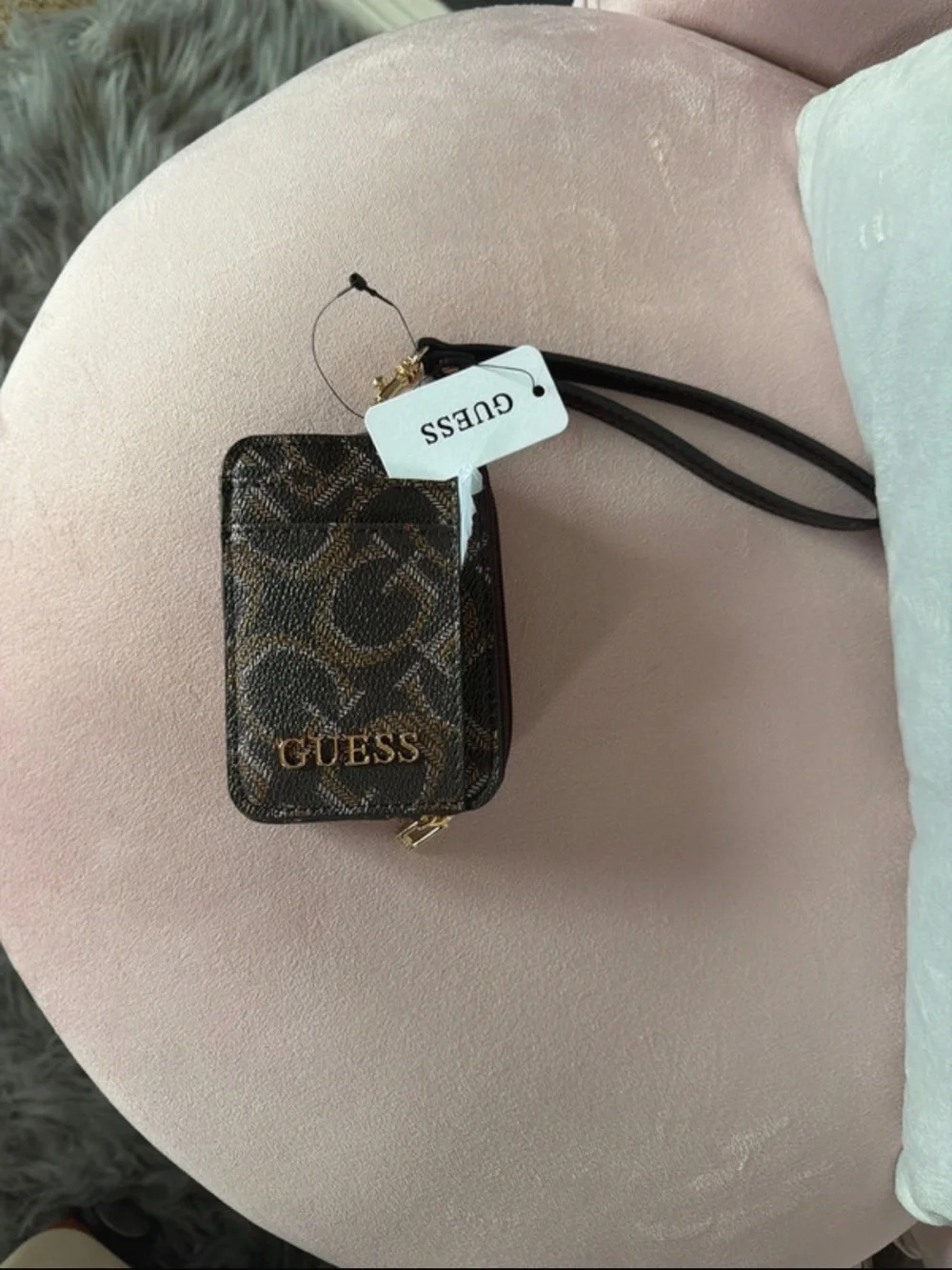 Guess compact wristlet